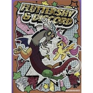 Fluttershy & Discord | MLPME03-SR-018L2 | My Little Pony Card | Moon Edition 3